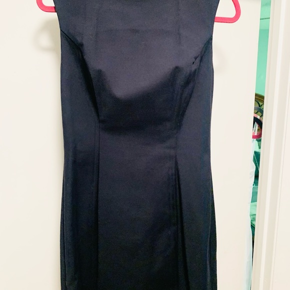 Navy French Connection Mini Pencil Dress - Picture 6 of 6
